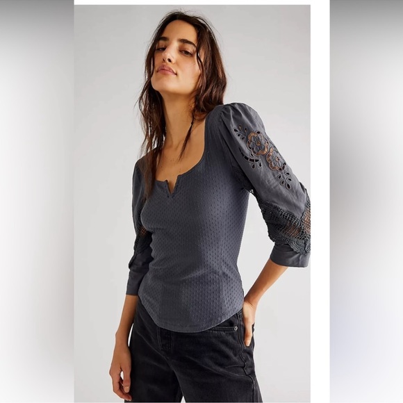 NWT FREE PEOPLE Brunch Date Top - Picture 4 of 10
